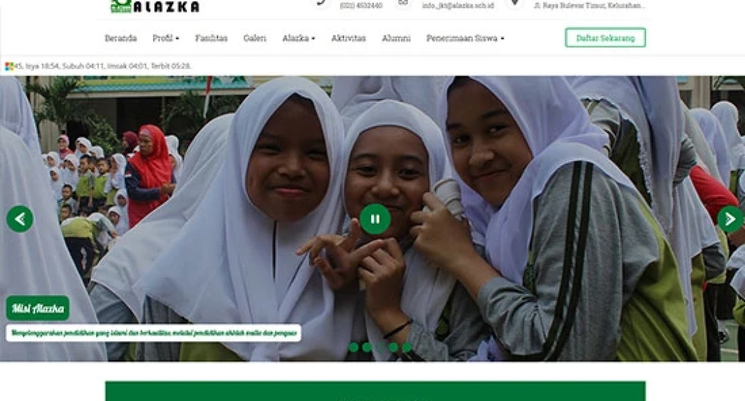 Website Sekolah Alazka