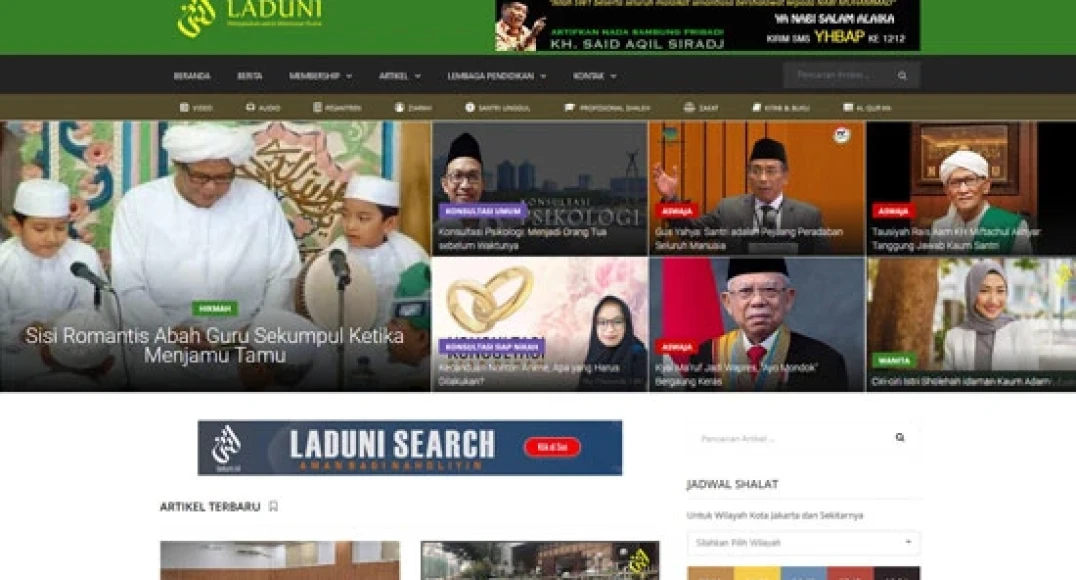 Website Portal Berita Laduni