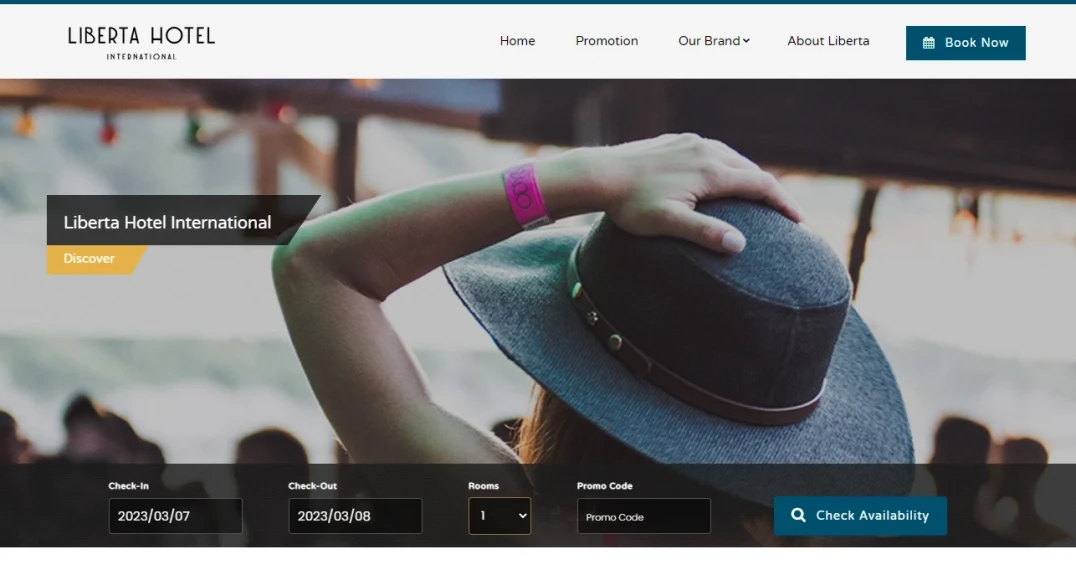 Website Libertahotel