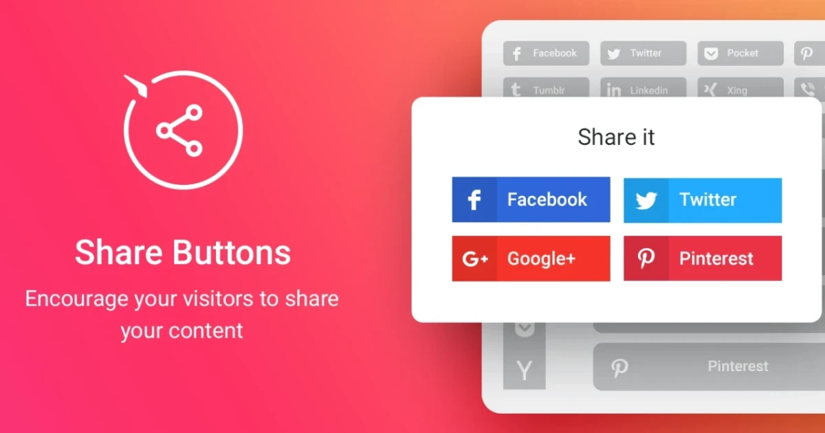 Cara Memasang Tombol Social Share di Website Tanpa Plugin